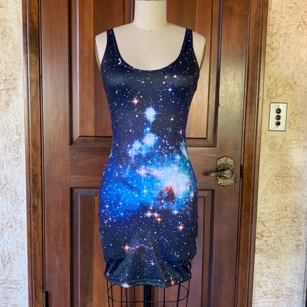 Blackmilk - Blue Galaxy Dress - Small